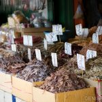 Stall selling dried fish