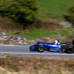 Sylvie Mullins at the Corkscrew Hillclimb in his Judd V8 Gould