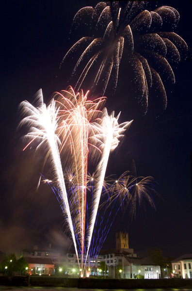 Fireworks over Curraghgower Falls