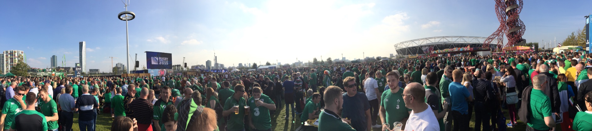 RWC 2015 – IRL V ITA Fanzone